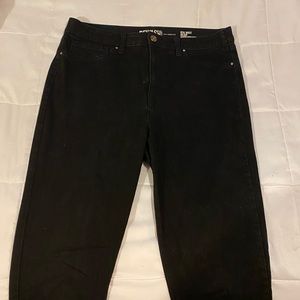 Rewash Brand Super High Rise- Black Jeans